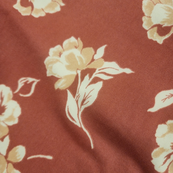 French Grey Floral Maxi Dress NWT size M - Picture 8 of 11